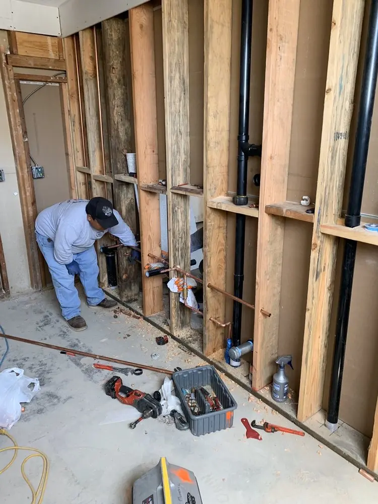 Commercial rough-in plumbing for Water Heater Replacement in Brookside Manor